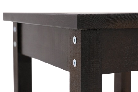 Табурет на прямых ножках массив венге