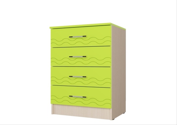 Комод Юниор-2 МДФ (Д-600 х В-820 х Г-430 мм)/Разные Цвета