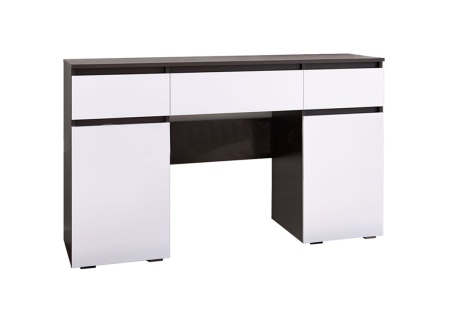 Стол туалетный Ким белый глянец / венге