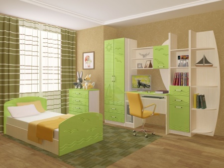 Детский Гарнитур Юниор-2 МДФ/Разные Цвета