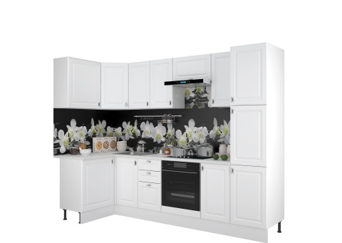 Кухонный Гарнитур Елена МДФ 1200 х 2850 мм/Разные Цвета