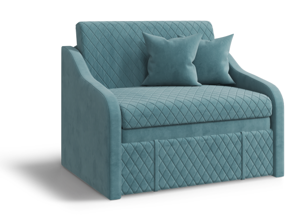 Диван прямой Том, бирюзовый